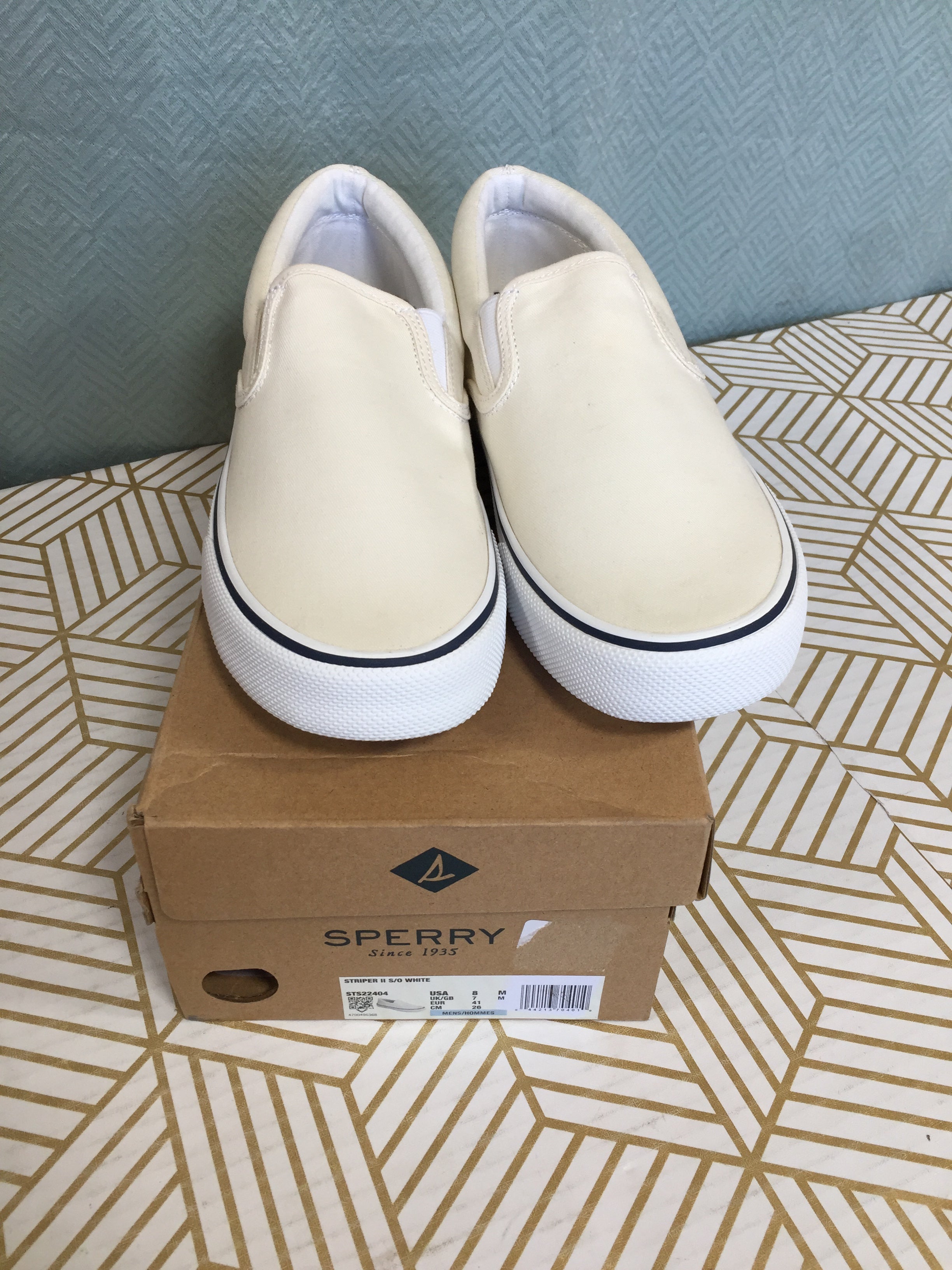 Sperry Men's Striper Ii Slip on Sneaker (7881160130798)